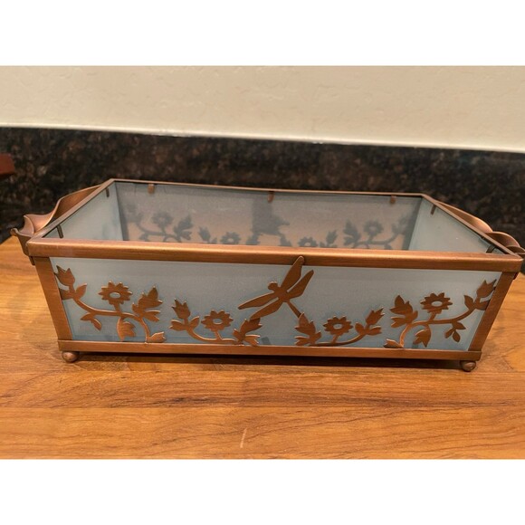 Party lite dragonfly pillar candle holder - Picture 7 of 9